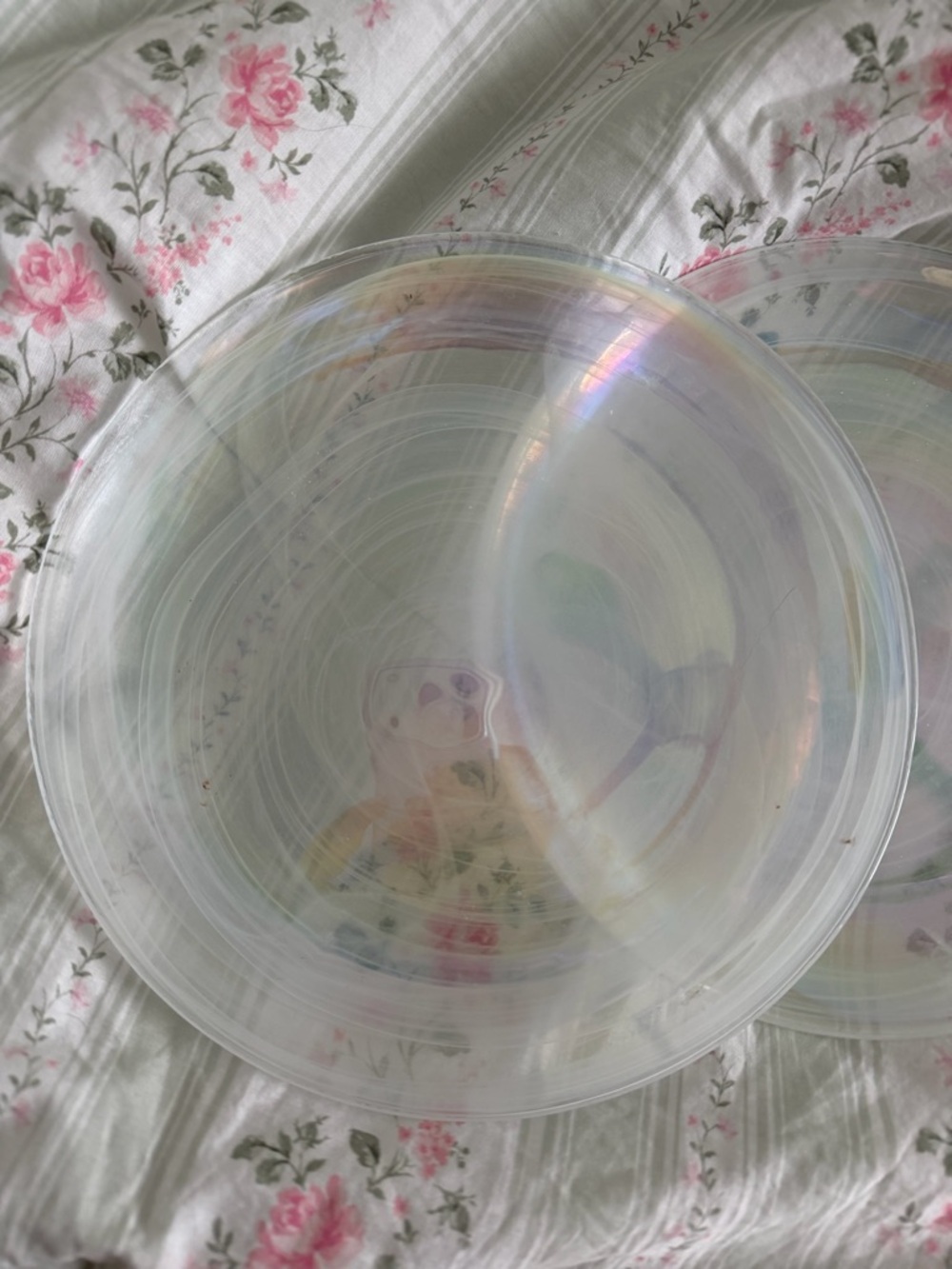 Iridescent Dessert Plates - set of 2